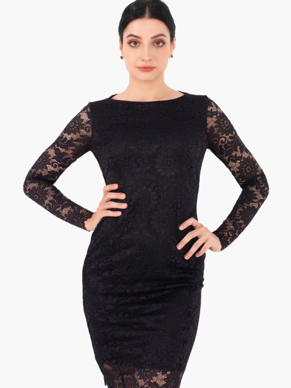 Lace dress for formal event